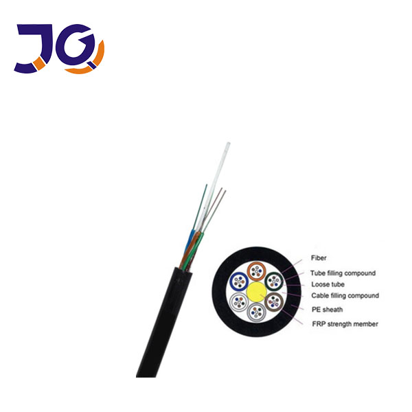 Non Metallic 250μM Stranded Loose Tube Fiber Optic Cable