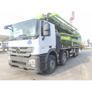 Used Zoomlion 56M Concrete Pump Truck on Mercedes Benz Chassis 2018