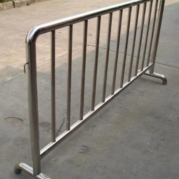 Buy Portable Crowd Control Barrier For Vocal Concert Steel Fencing at wholesale prices
