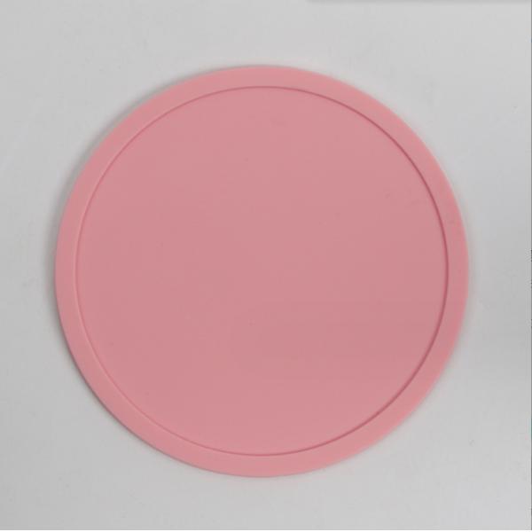 Customized Round Silicone Coaster Mats Pads for Table Decoration Accessories