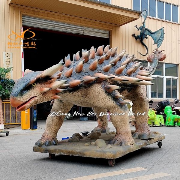 Buy Realistic Real Size Ankylosaurus Dinosaurs Models for Exhibition and Amusement Park at wholesale prices