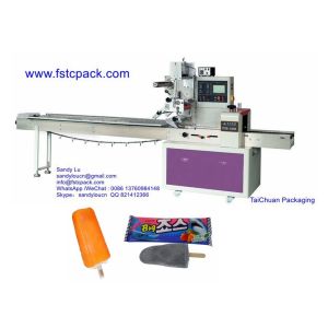 Quality Popsicle packaging machine, Popsicle wrapping machinery, Popsicle flow pack for sale