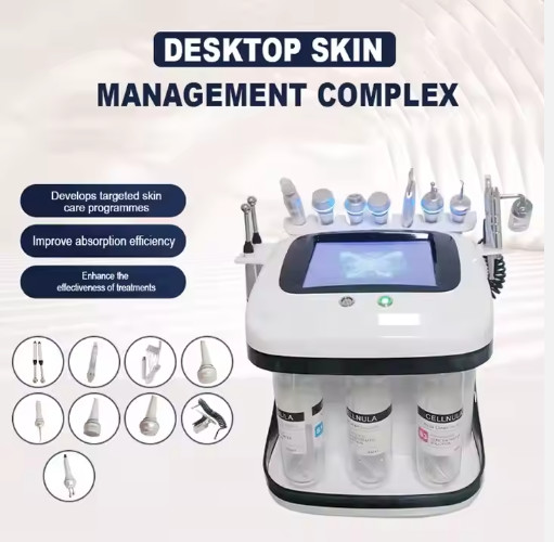 9 In 1 High Frequency Diamond Dermabrasion Facial Deep Cleaning Machine