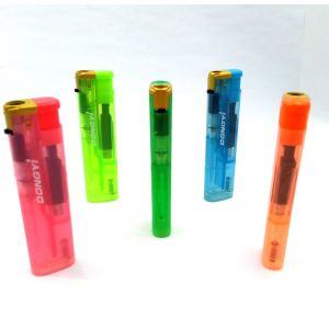 DY-F012 Jet Flame Lighter Electronic Windproof 7.88*2.1*1.1 CM and High Standar