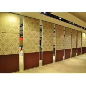 Meeting Room MDF Folding Partiion Walls , Hotel Operable Partition Walls