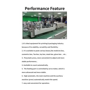 CQT-800 Automatic Folder Gluer Machine for Aluminum Foil and Tin Foil Packaging