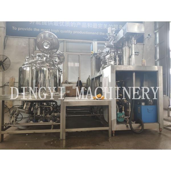 Buy Electrical Heating Vacuum Homogenizer Mixer With PLC Controller 220V/380V at wholesale prices