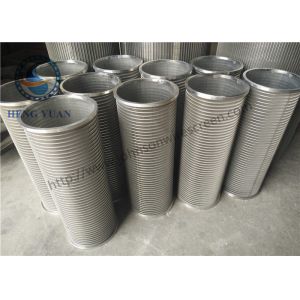 304 Grade Wire Cylinder Basket , Water Treatment Rotating Drum Screen