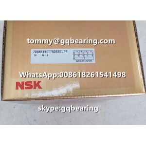 SUJ2 Steel Material NSK 70BNR19ETYNDBBELP4 High-Speed Precision Angular Contact