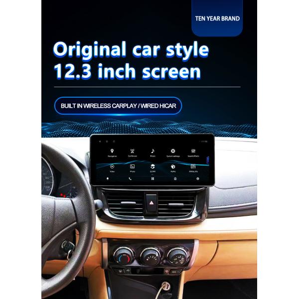 Android Auto Toyota Rav4 2020 2021 2017 12.3" 4G LTE Stereo Wireless CarPlay