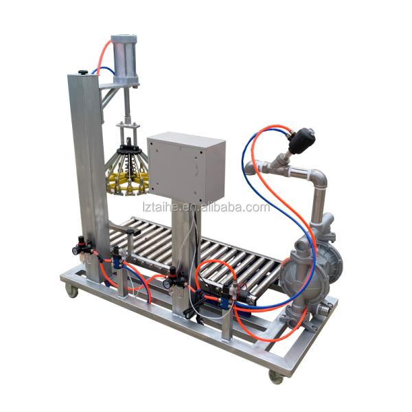 Good price liquid weighing paint packing filling machine