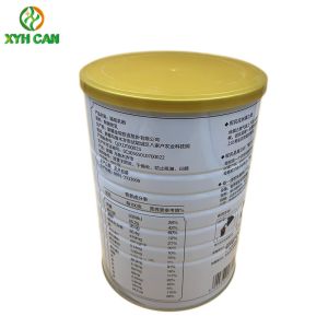 China BPA Free Plastic Cap CMYK 900g Milk Powder Tinplate Can on sale