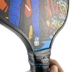 Aramid Honeycomb Pickleball Racquet Hard EVA 3k Carbon Pickleball Paddle Set