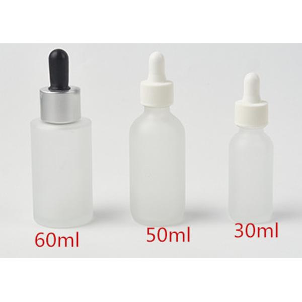 Buy Durable Cosmetic Jars Bottles Frosted Glass Packaging With Childproof Cap at wholesale prices
