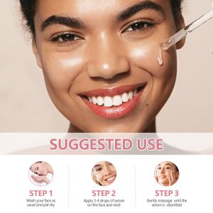 Natural Vitamin C E Serum With Niacinamide And Hyaluronic Acid / Organic