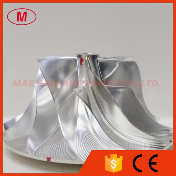 HX40 63.00/99.01mm 6+6 blades high performance Turbocharger milling/aluminum 2618/billet compressor wheel