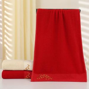 Sustainable Household Bath Wipe Foot Towel for Custom Cotton Embroidery Towel