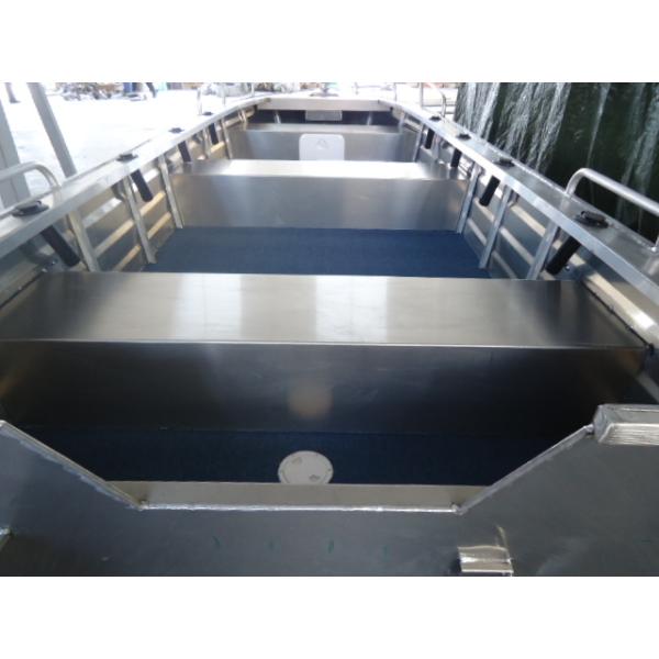 All Welded Aluminum Fishing Boats , V Hull Fishing Boat 14 Feet SGS Listed