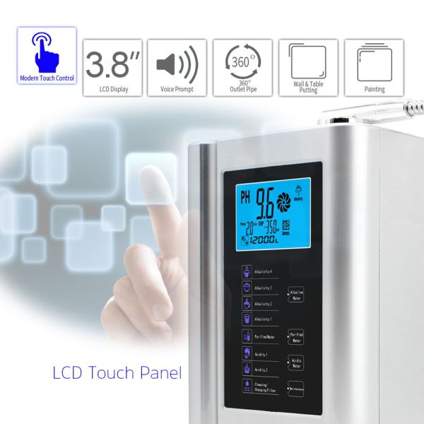 EHM-729 Countertop Water Filter,5 Plates Mineral PH Alkaline Water Filter,Easy Install Faucet Water Filter