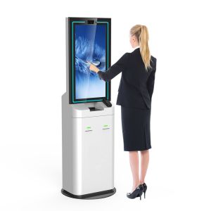 Customized 27inch Check In Kiosk Smart Hotel Self Service Terminal
