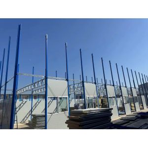 20FT/40FT Customized Prefabricated Sandwich Panel Houses for Workshop Warehouse