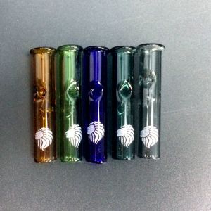 Hand Blown Glass Bongs Accessories Mini Glass Filter Tips 42mm Length
