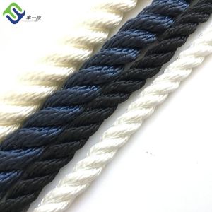 100% Nylon Fiber 3 Strand Twisted Marine Rope Polyamide Ship Rope