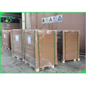 China 90g - 450g Wood Pulp Food Brown Kraft Paper Roll For Making Food Box on sale