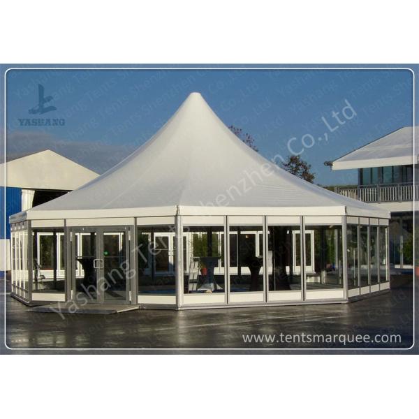 Aluminum Frame Show Event Marquee Tent Rental With Transparent PVC Windows / Glass Door