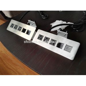Quality Edge Mount Power / Data Distribution Unit 3 Outlets &amp; 2 USB Ports smart charger for sale