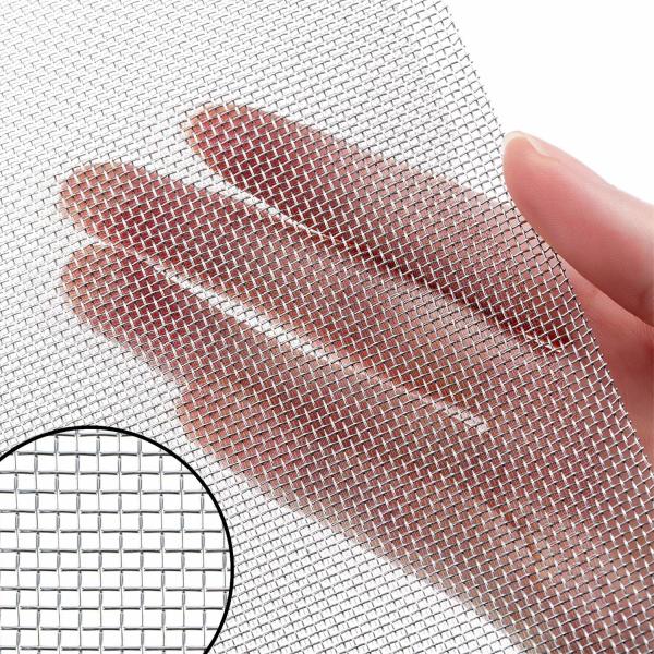 Buy Sand Sieving Stainless Steel Woven Wire Mesh 304 316 Square Hole Flat Surface at wholesale prices