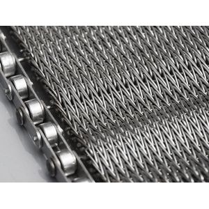 China Compound Weave Conveyor Wire Mesh Belt For Biscuits Tortillas Cookies And Crackers Baking on sale