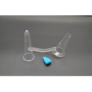 Clear Medical Disposable Anal Speculum Scope With Light Source