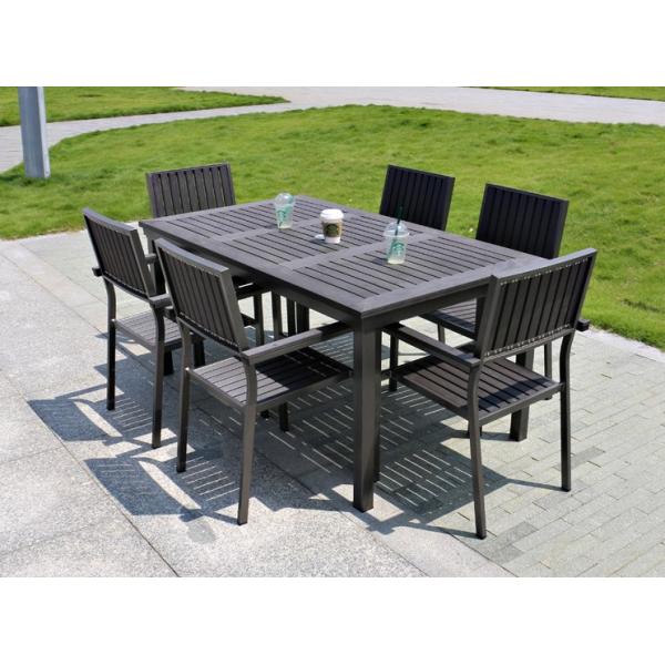 New design Poly Plastic wood Aluminium chairs and table Hotel Outdoor Garden Patio chair