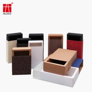 Recycled Materials Foldable Sliding Drawer Packaging Gift Box Printed Cardboard