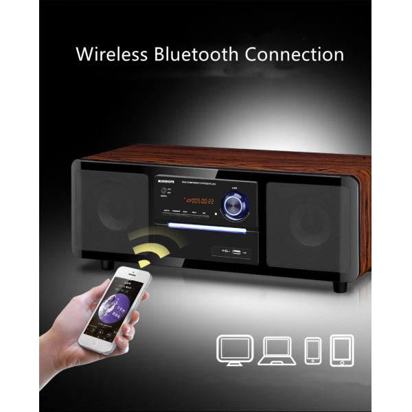 20Hz-20KHz Electronic Bookshelf Speaker System with MP3 DVD CD WMA FM Svcd Playback