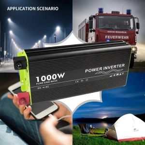 Hybrid Solar Power Inverter 24V To 220V 1000W Power Inverter Pure Sine Wave 1Kw