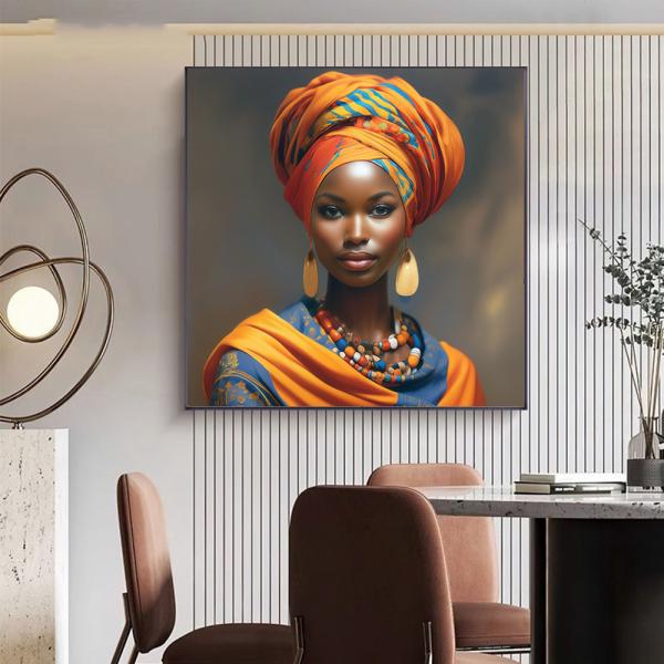 Classical Giclee Painted Portrait Oil Painting Customized Size Portrait Canvas Wall Art