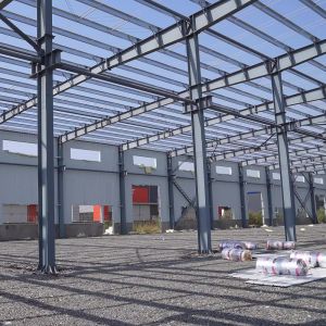Modern Aesthetics Steel Structure Warehouse With Sandwich Panel Roofing