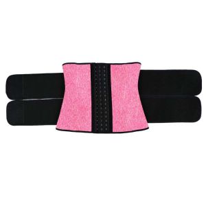 Snow Pink 2XS Neoprene Waist Trainer Double Velcro Waist Cincher