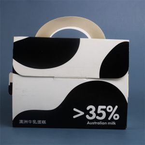 Custom Cow Printed Cardboard Cake Boxes Set 250gsm Thickness