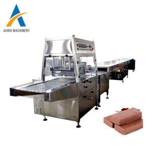 Multi Functional Cake Chocolate Enrober Machine Glazing Chocolate Dipping