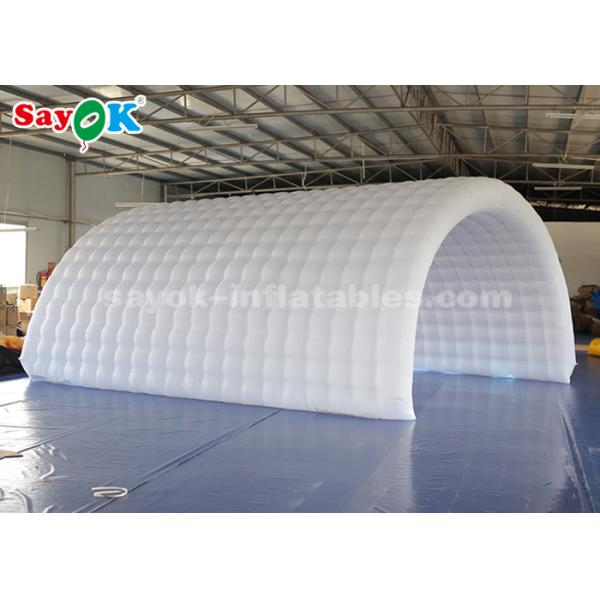 Inflatable Family Tent White Sports Entrance Inflatable Air Tent Easy To Clean And Carry