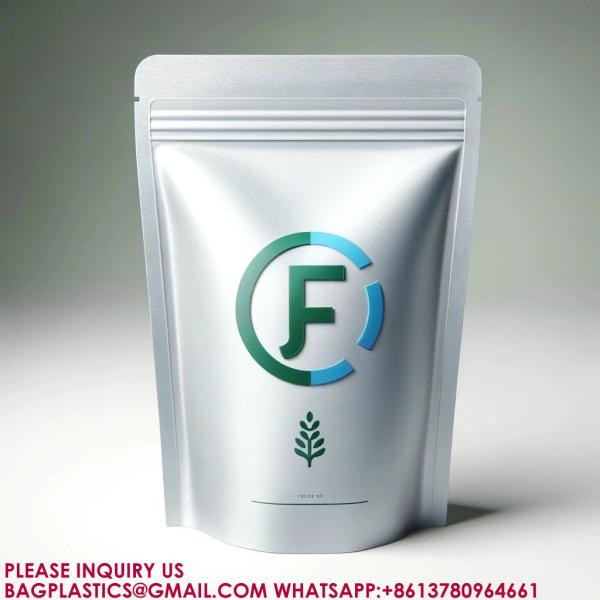 Packaging Zip Resealable Stand Up Pouch Food Packing Candy Biscuit Nut Aluminum Foil Bag