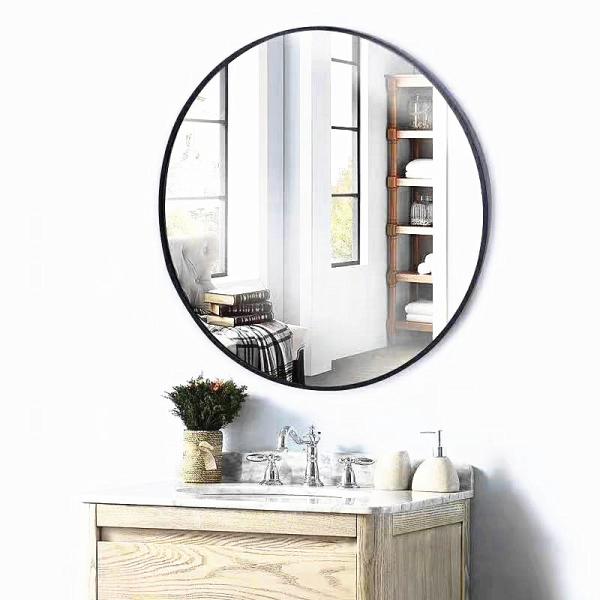 Home Decor Metal Mirror Frame Aluminium Alloy Profile Anodized Round Shape