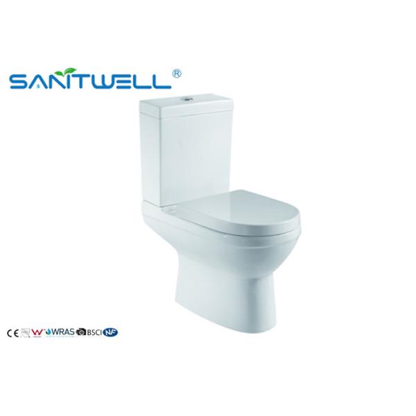 Bathroom washdown two piece toilet ceramic sanitary ware Temperature > 1280 °C