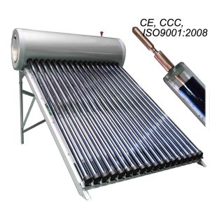 China 200liter high pressure vacuum tube solar water heater on sale