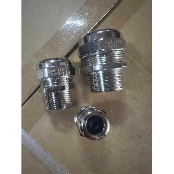 Buy II 2G Ex Db Eb IIC T6 Gb II 2D Ex Tb IIIC T80°C Db Ex Proof Cable Gland with Single Wire Armor and ROHS Certification at wholesale prices