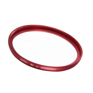 58mm AGC Optical Glass Camera Lens UV Filter With Fashionable Various Colors