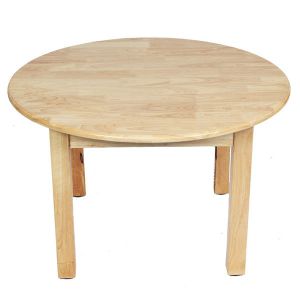 Wood Kindergarten Classroom Furniture Tables With Safety Rounded Edge